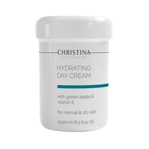 Увлажняющий крем с яблоком и витамином Е для нормальной кожи Christina Hydrating Day Cream Green Apple + Vitamin E, 250