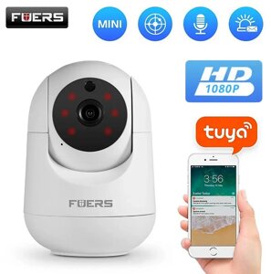 Бездротова IP-камера спостереження Fuers 1080P WiFi, Tuya, SmartLife