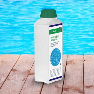 Хімія для очистки води в басейнах Biogreen Pool clean series-A 1л БЕЗ ХЛОРУ!