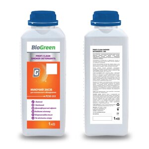 Миючий засіб для коптильного обладнання Лужний Biogreen profi clean 253 1л