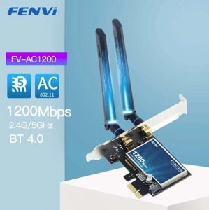 Мережева карта PCI-E fenvi FV-AC1200 wifi+BT 4.0