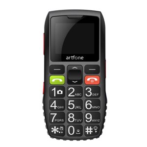 Artfone C1 розблокований мобільний телефон для літніх людей із великою кнопкою та кнопкою SOS