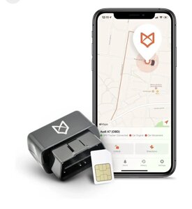 Автомобільний GPS-трекер OBDII від TrackingFox + SIM-карта + мобільний застосунок + підтримка