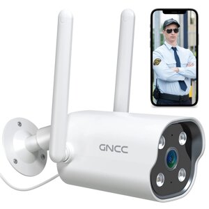 Б/У Використана Зовнішня камера спостереження GNCC, камера T1 Wi-Fi, 1080P, з інтелектуальним виявленням
