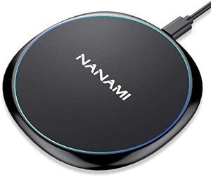 Бездротовий зарядний пристрій NANAMI для iPhone і Samsung — Бездротова зарядна панель Qi-Certified