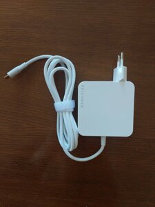 Блок пітання USB-C reichner TA-EA14 білий 65 вт 1,5а, зарядний пристрій для macbook pro