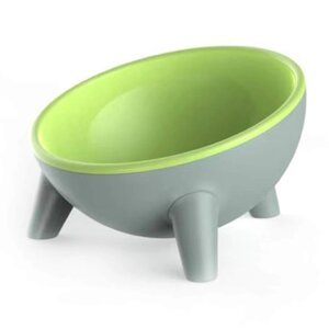 Boxoon Миска для корму зелена для домашніх тварин Пластикова кругла базова креативна легка