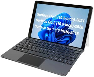 Чохол Arteck Microsoft Surface Go Type, ультратонка портативна бездротова клавіатура Bluetooth