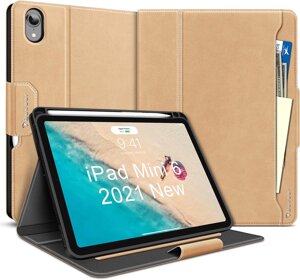 Чохол BuKoor для iPad Mini 6, 2021 р., чохол зі штучної шкіри. ЦВЕТ ЖЕЛТИЙ