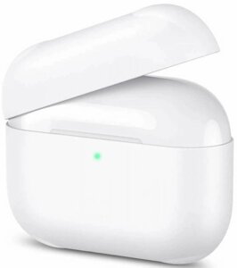 Чохол для навушників Apple AirPods Pro Slim Silicone Case Білий