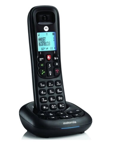 Цифровий бездротовий телефон Motorola CD4011 з автовідповідачем — 1 телефон