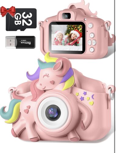 Дитяча камера Gofunly для дівчаток. Рожевий колір