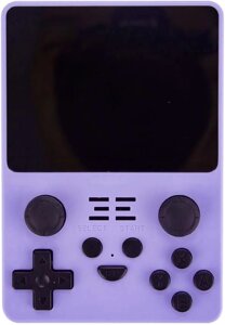 Фіолетова портативна ігрова консоль Powkiddy RGB20S