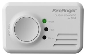 FireAngel CO-9XT-FF Сигналізація про чадний газ Сигналізація окису вуглецю із 7-річним терміном експлуатації