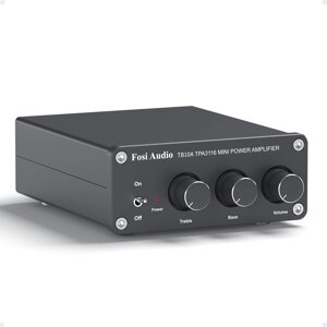 Fosi Audio TB10A 2-канальний підсилювач стереоа аудіопідсилювач Mini Hi-Fi