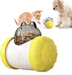 Іграшки для собак, Pet Cat Dog Slow Feeder Food Toy Ball, нетоксичний стійкий