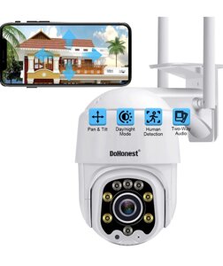 Камера відеоспостереження DoHonest На відкритому повітрі HD 1080P WiF