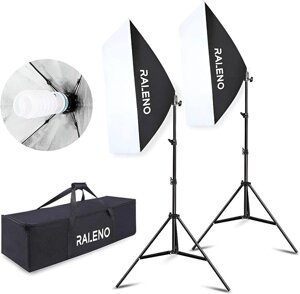 Комплект освітлення для софтбокса RALENO 20"X28" Система безперервного освітлення для фотографій
