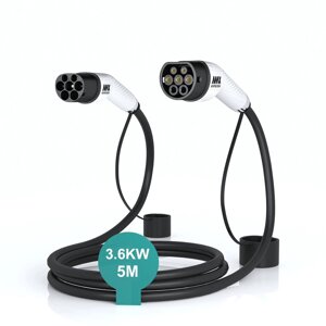 MAX GREEN EV/Electric Vehicle Car & Plug-in Hybrid Charging Cable Type 2 to Type 2,16 Amp