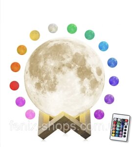 Настільний світильник-нічник Magic 3D Moon