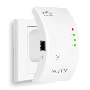 NETVIP WiFi Booster, розширювач діапазону WiFi 300 Мбіт/с Підсилювач бездротового сигналу