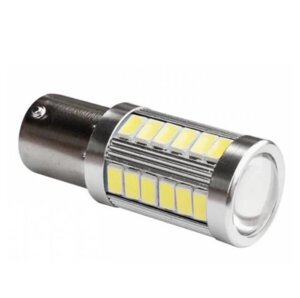Нова світлодіодна лампа з цоколем 1157 BAY15d P21/5W 33SMD 5630 Autoexpect 12V жовта з драйвером