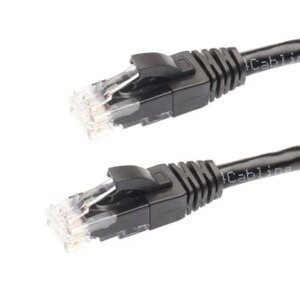 Мережевий кабель Ethernet RJ45 CAT5E, 5 м Чорний