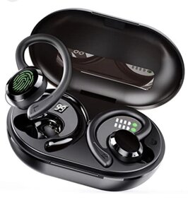СТОК. Бездротові навушники Bluetooth-навушники Навушники-вкладки Sport Black