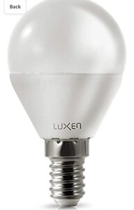 Luxen 60314, пластикова світлодіодна лампа, E14, 5 Вт, біла