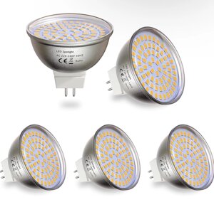 Світлодіодна лампочки Bonlux з галогенним еквівалентом 500 лм, 50 Вт (холодний білий, 6000 K, 5 шт.)