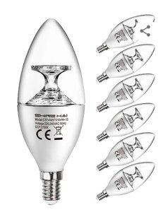 Світлодіодні лампочки SHINE HAI E14, 4,5 Вт 2700 K Теплий білий прожектор