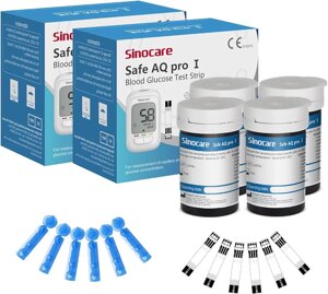 Тест-смужки Sinocare Safe AQ Pro I для глюкометра