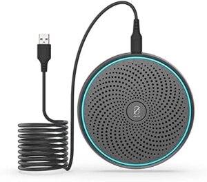 USB-мікрофон для конференцій, конденсаторний мікрофон ANSTEN для ПК, для запису відеоконференцій, Skype