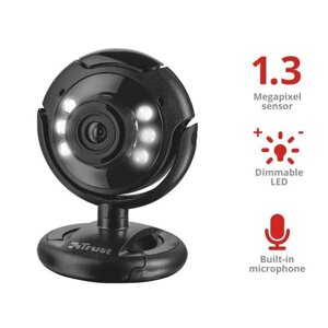 Вебкамера TRUST spotlight webcam pro (16428) (16428 BLACK)