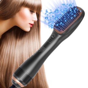 Випрямлячі-щітки для сушіння волосся, однокроковий фен і засіб для збільшення об'єму волосся