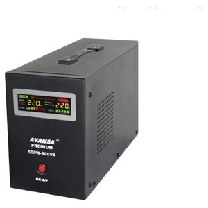 Дбж з правильною синусоїдою avansa premium 800VA-500W-12V