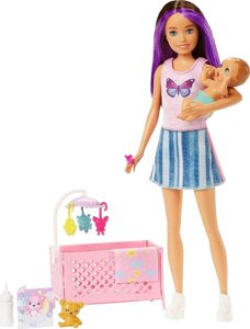 Ігровий набір Barbie Skipper Babysitters Inc з лялькою Cкіпер з лялькою-немовлям