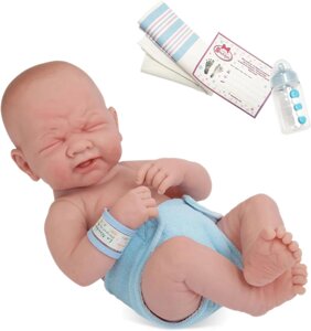 JC Toys La Newborn Boutique - Реалістична 14-дюймова анатомічно правильна лялька Real Boy Baby Doll