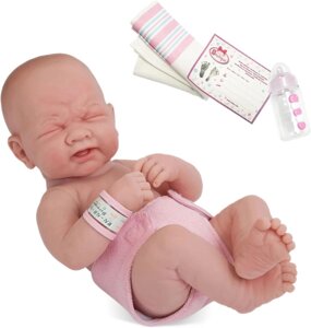 JC Toys La Newborn Boutique - Реалістична 14-дюймова анатомічно правильна лялька Real Girl Baby Doll