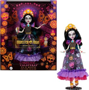 Лялька Monster High, колекційна фігурка Скеліта Калаверас Día De Muertos