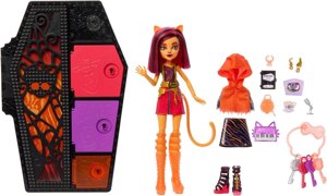 Лялька Monster High Skulltimate Secrets Neon Frights - Торалей Страйп з шафкою для перевдягання та сюрпризами