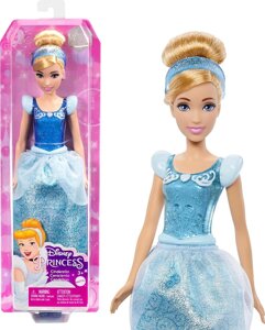 Ляльки принцеси Діснея Mattel, модна лялька Попелюшка з блискучим одягом та аксесуарами
