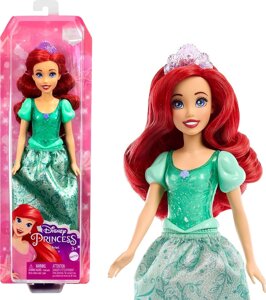 Ляльки-принцеси Mattel Disney, модна лялька Аріель з блискучим одягом та аксесуарами