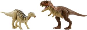 Mattel Jurassic World 2 Dinosaurs Roar Strikers Фігурки Ігуанодон проти Скорпіовенатора