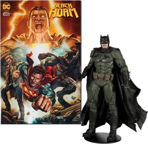 McFarlane Toys - DC Direct 7-дюймова фігурка з коміксом - Чорний АДАМ WV1 - Бетмен