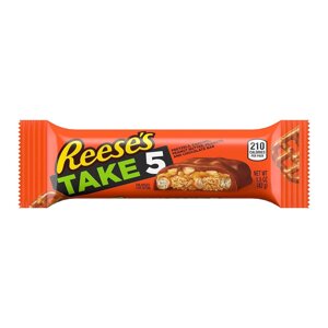 REESE'S TAKE 5 батончик с кренделями, арахисом и шоколадом, 42 г