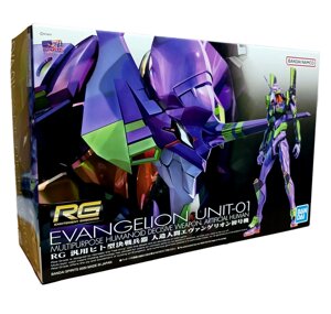 Збірна модель Bandai Spirits RG - Єва-01 (Unit-01) з культового аніме "Євангеліон (Evangelion) оригінал]