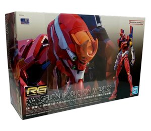 Збірна модель Bandai Spirits RG - Єва-02 (Unit-02) з культового аніме "Євангеліон (Evangelion) оригінал]