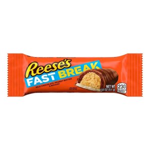 Шоколадний батончик REESE'S FAST BREAK з арахісовим маслом та нугою, 51 г