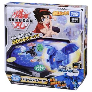 TAKARA TOMY Bakugan Battle Planet - Арена для битви бакуганів з фігуркою Аквоса Драгоноїда (Ексклюзив)